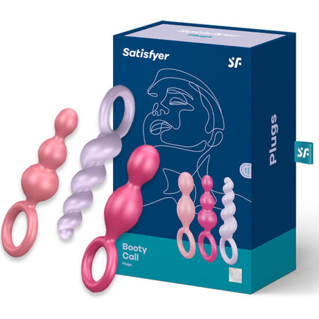 Satisfyer - Analplugs Set 3 St Tricolor