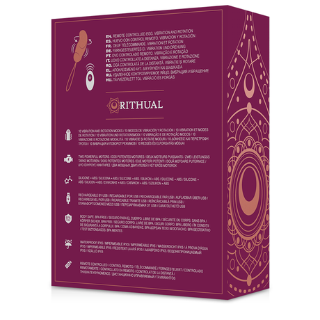 Rithual - Esha Egg Fernbedienungssystem Rotation + Vibration
