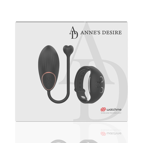 Vibrator Egg Fernbedienungstechnologie Watchme Schwarz 7,5 x 3,5 cm.11