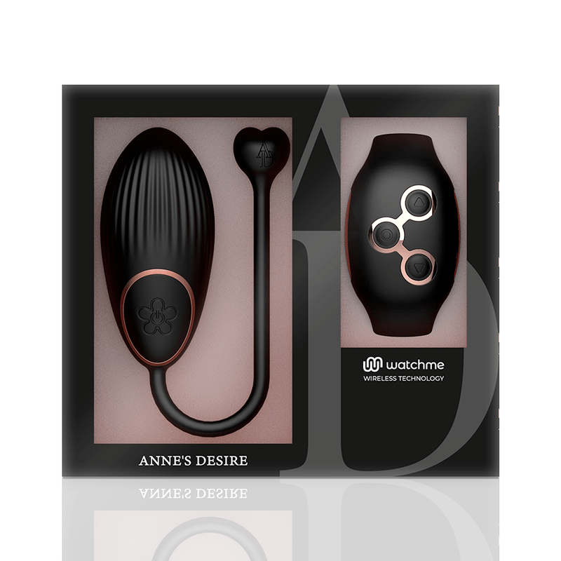 Anne's Desire - Egg Fernbedienungstechnologie Watchme Schwarz/Gold