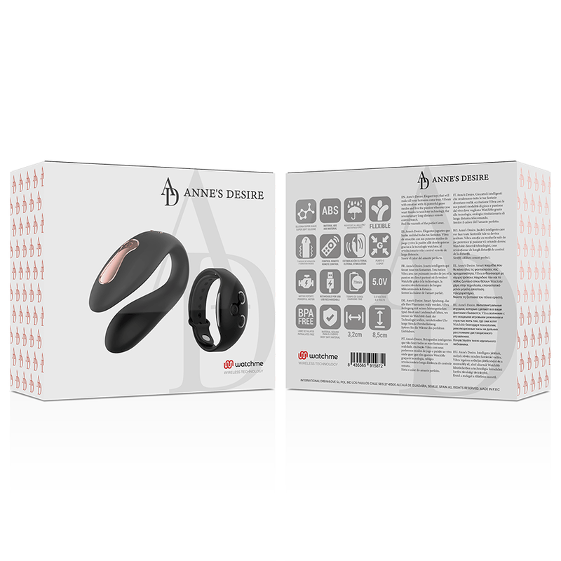 Anne's Desire - Dual Pleasure Tecnolog A Watchme Black