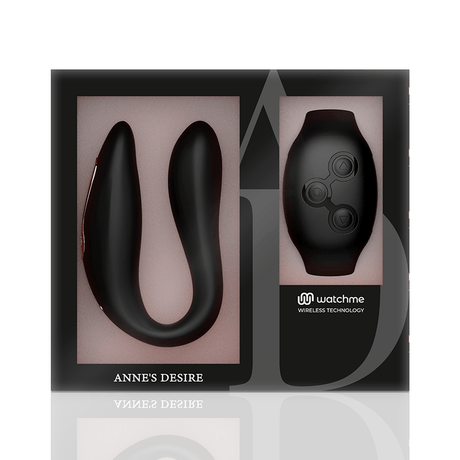 Vibrator Dual Pleasure Tecnolog A Watchme Black 8,5 x 3,2 cm.12