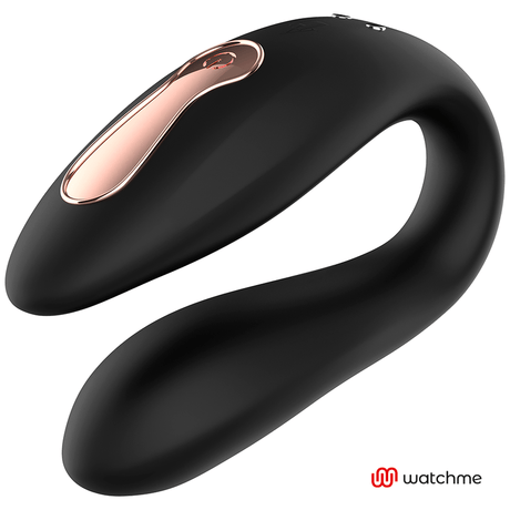 Vibrator Dual Pleasure Tecnolog A Watchme Schwarz/Gold 8,5 x 3,2 cm.6
