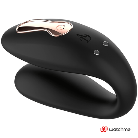 Vibrator Dual Pleasure Tecnolog A Watchme Schwarz/Gold 8,5 x 3,2 cm.12