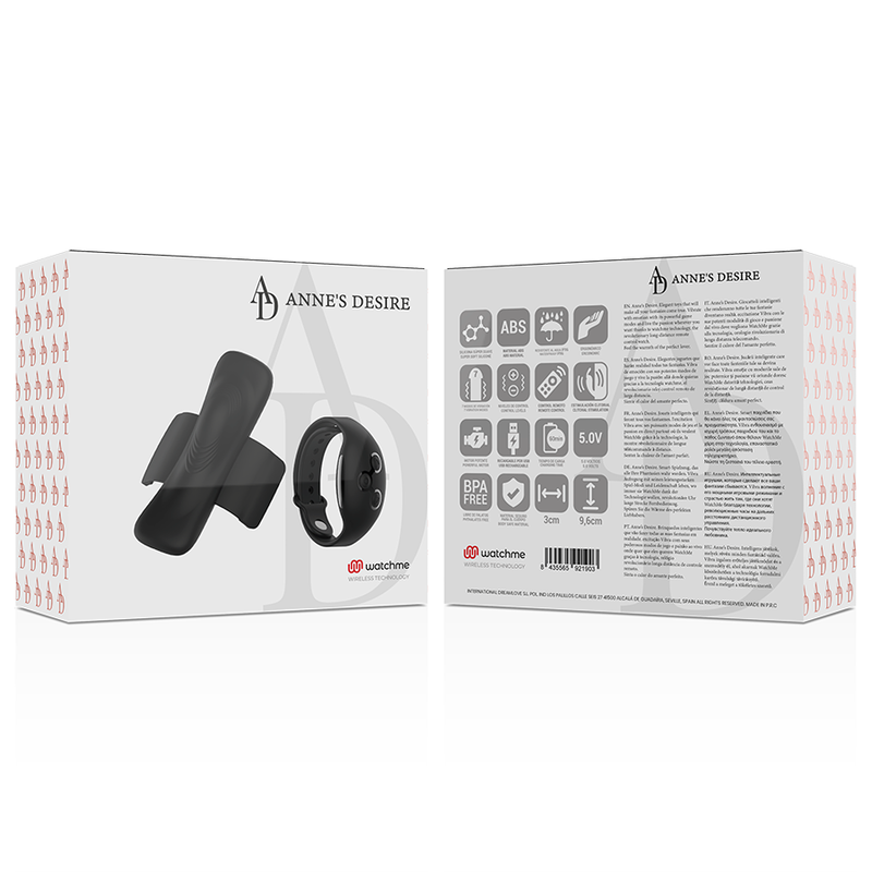 Anne's Desire - Panty Pleasure Tecnolog A Watchme Black