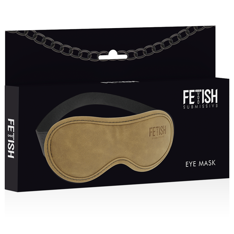 Fetish Submissive Origin - Vegane Ledermaske mit Neoprenfutter