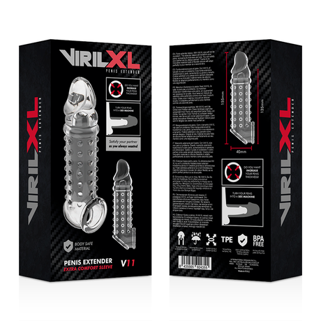 Virilxl - Penisverlängerung und Hülle V11 Transparent