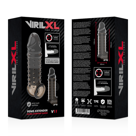 Virilxl - Penisverlängerung und Hülle V11 Schwarz