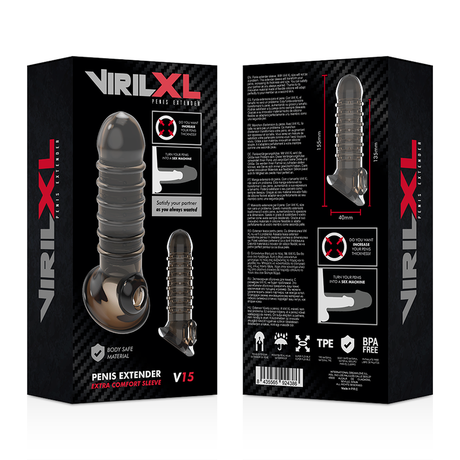 Virilxl - Penisverlängerung und Hülle V15 Schwarz