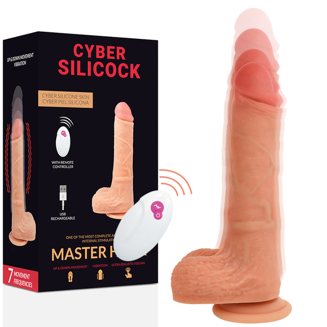 Cyber Silicock - Fernbedienung Realistisch Master Huck 20.9 cm-x-4 cm