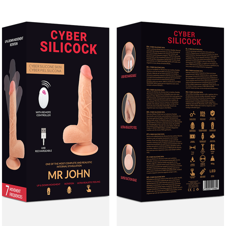 Cyber Silicock - Fernbedienung Realistisch Mr John 23.88 cm-x-4.3 cm
