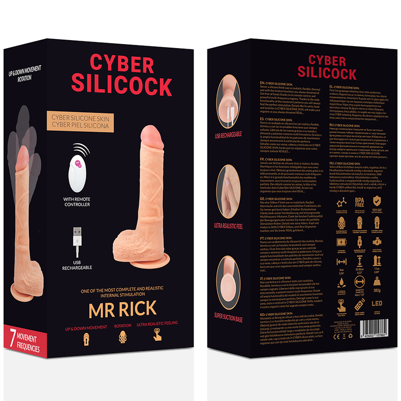 Cyber Silicock - Fernbedienung Realistisch Mr Rick 20.9 cm-x-4 cm