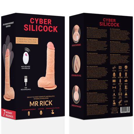 Cyber Silicock - Fernbedienung Realistisch Mr Rick 20.9 cm-x-4 cm