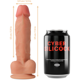 Cyber Silicock - Strap-On Flüssige Silikon Oliver mit 3 Ringen Gratis 19 cm-x-3.9 cm