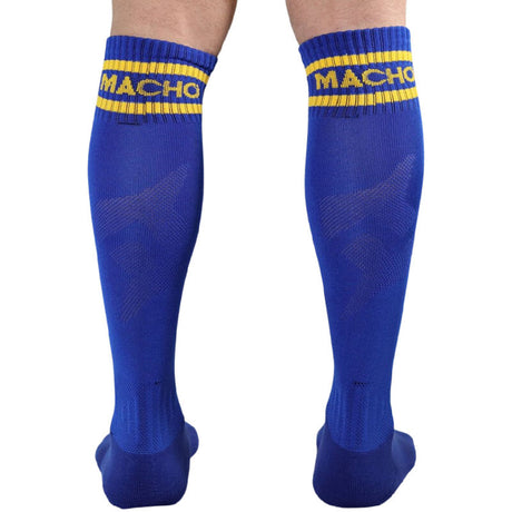 Strümpfe Lange Socken Eine Blau.2