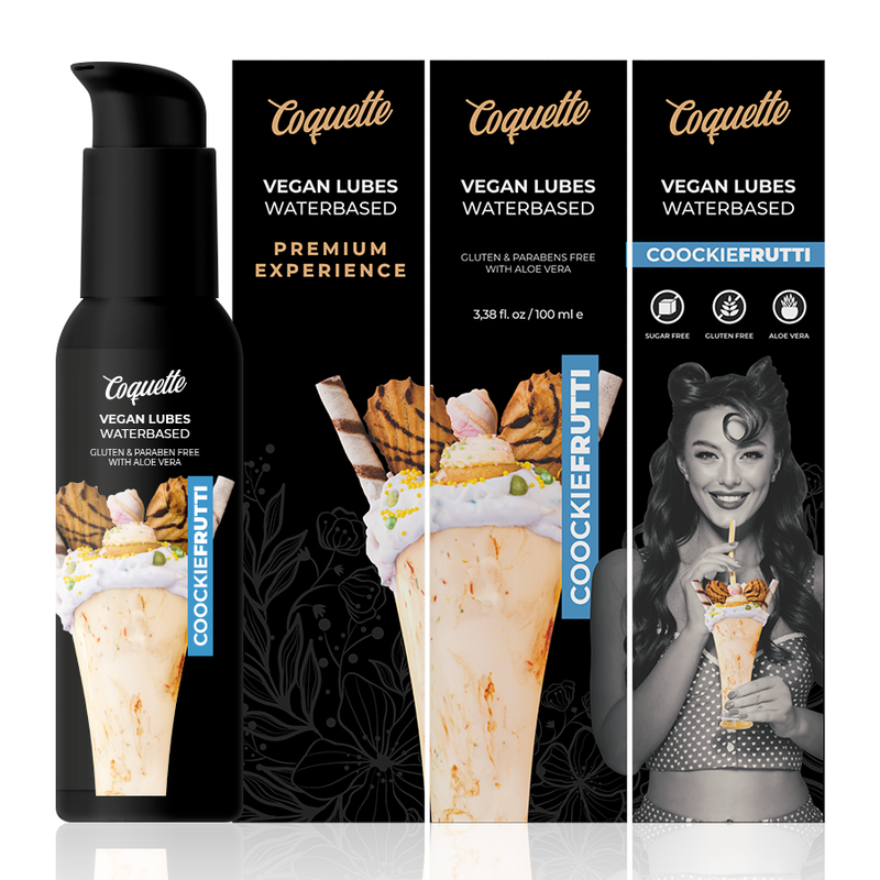 Coquette Chic Desire - Premium Experience Veganes Gleitmittel Cookiefrutti 100 ml
