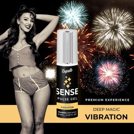 Stimulationsgel Chic Desire - Pulse Erdbeer Vibrationsgel Premium Flüssigkeit 6 ml.2