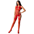 Bodystocking Woman Bs079 Bodystocking Rot Eine