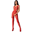Passion - Woman Bs085 Roter Bodystocking, Eine Grösse