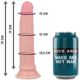 Rockarmy - Harness + Flüssiger Silikondildo Premium Avenger 19 cm-x-3.98 cm