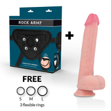 Rockarmy - Arn S + Flüssiger Silikon Dildo Premium Kingcobra 24 cm-x-4.77 cm