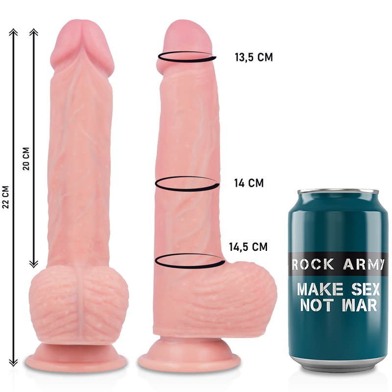 Rockarmy - Gurt + Hawk-Rotator und Vibrator 22 cm-x-4.6 cm