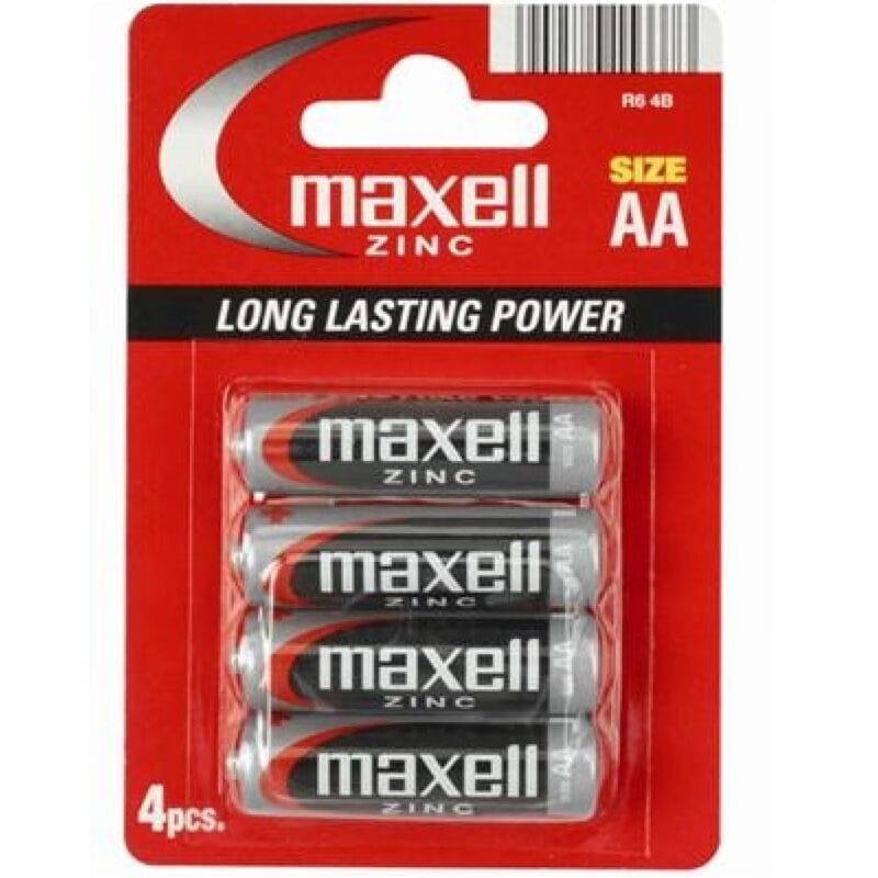 Maxell - Pila Salina Manganeso Aa R6 * 4 Einheiten