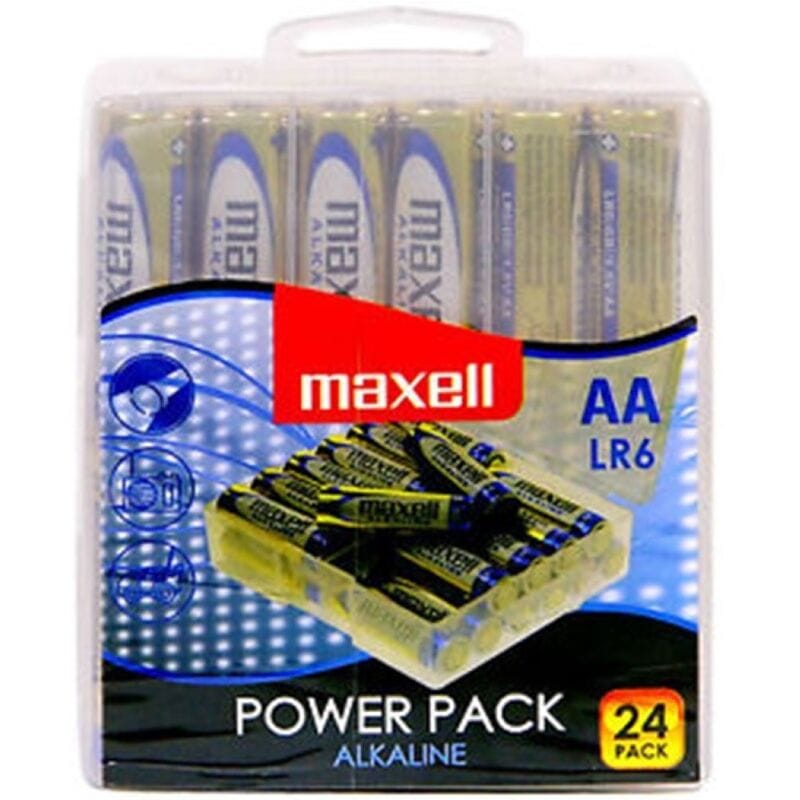 Maxell - Alkaline Batterie Aa Lr6 Pack * 24 Batterien