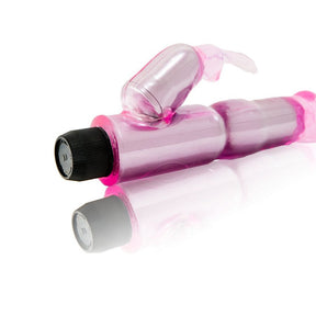 Rabbit-Vibrator Naughty Puppy mit zwei Motoren Rosa – Ansicht 2