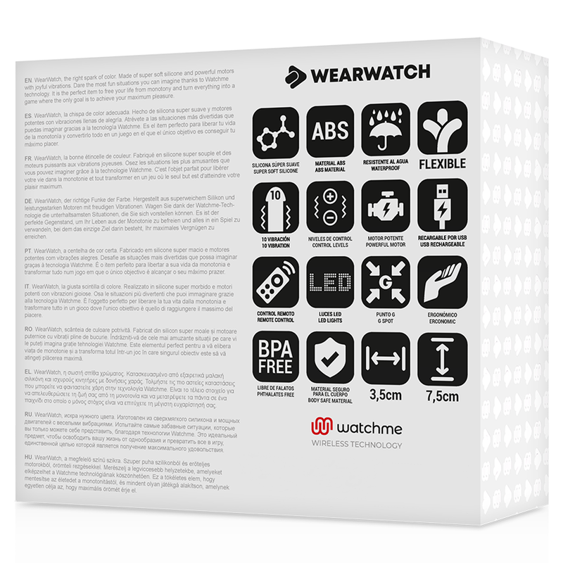 Wearwatch - Watchme-Technologie Fernbedienung Egg Blue / Jet
