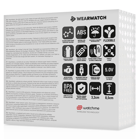 Wearwatch - Watchme Dual Technology Vibrator Indigo/Snow