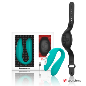 Wearwatch - Dual-Technologie Vibrator Watchme Aquamarine / Jet