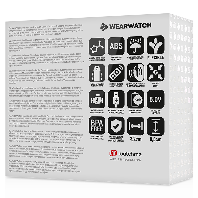Wearwatch - Dual-Technologie Watchme Hellgrüner Vibrator