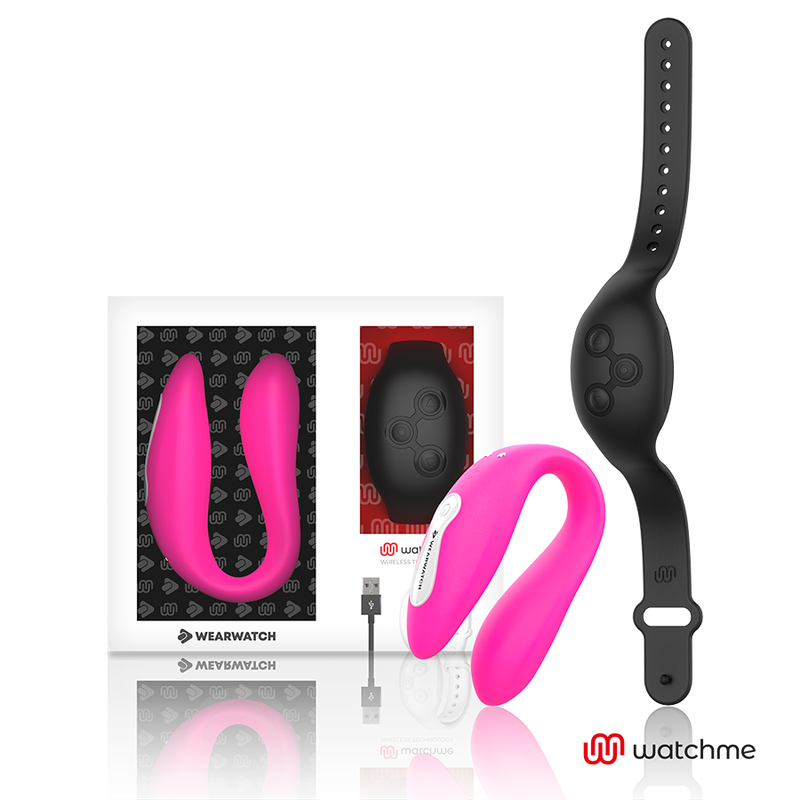 Wearwatch - Watchme Dual Technology Vibrator Fuchsia/Azabache