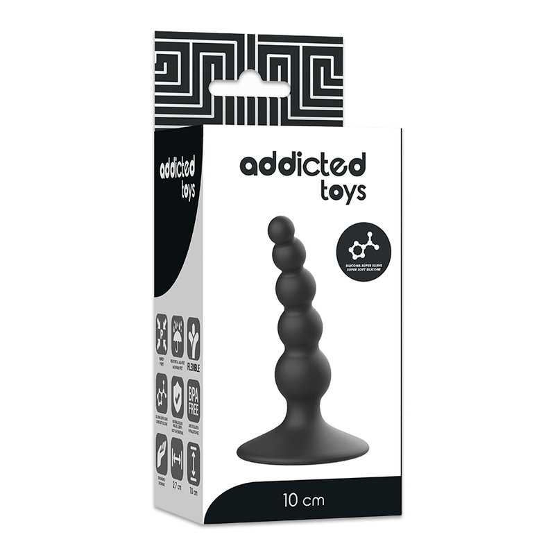 Addicted Toys - Anal Sexueller Stecker 10 cm Schwarz