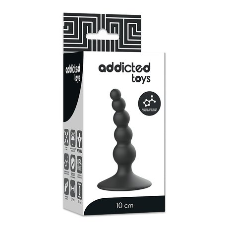 Addicted Toys - Anal Sexueller Stecker 10 cm Schwarz