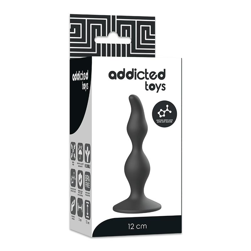 Addicted Toys - Anal Sexueller Stecker 12 cm Schwarz
