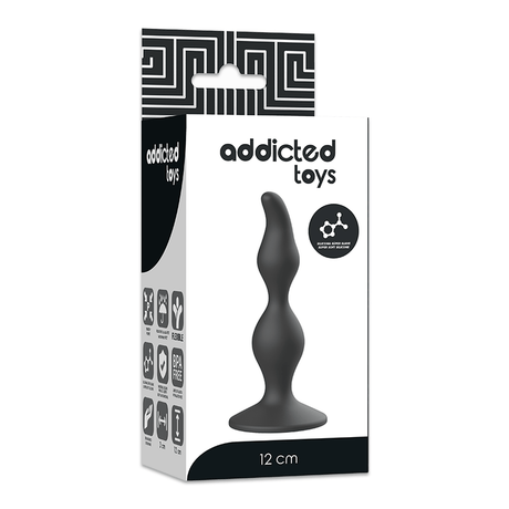 Addicted Toys - Anal Sexueller Stecker 12 cm Schwarz
