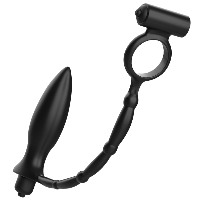 Addicted Toys - Analplug mit Vibrationsring