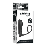 Addicted Toys - Vibratorischer Analplug mit Penisring