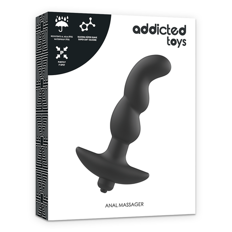 Addicted Toys - Analmassager mit Schwarzer Vibration. Modell 2