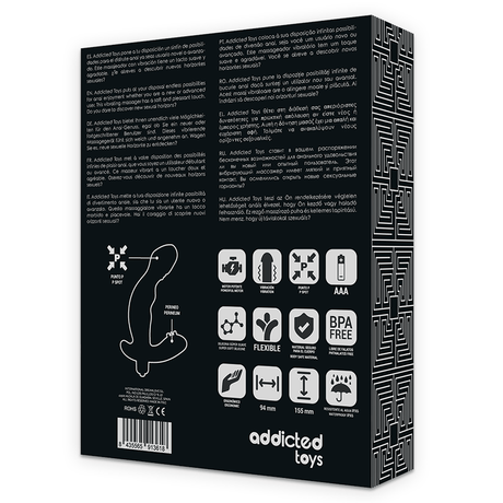 Addicted Toys - Analstimulator Prostata Realistischer P-Spot-Vibe aus Silikon