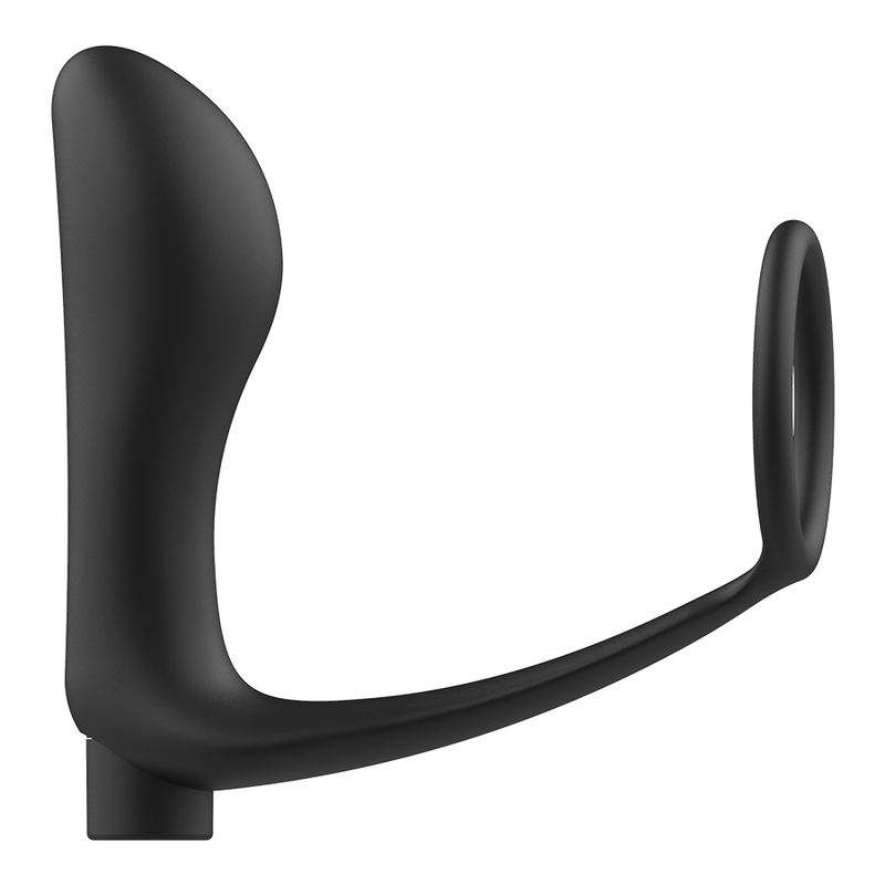 Addicted Toys - Penisring mit Fernbedienung Analplug Schwarz Wiederaufladbar