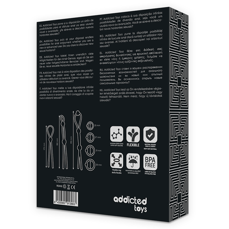 Addicted Toys - Flexibles Silikon-Cockring-Set 7-Teilig