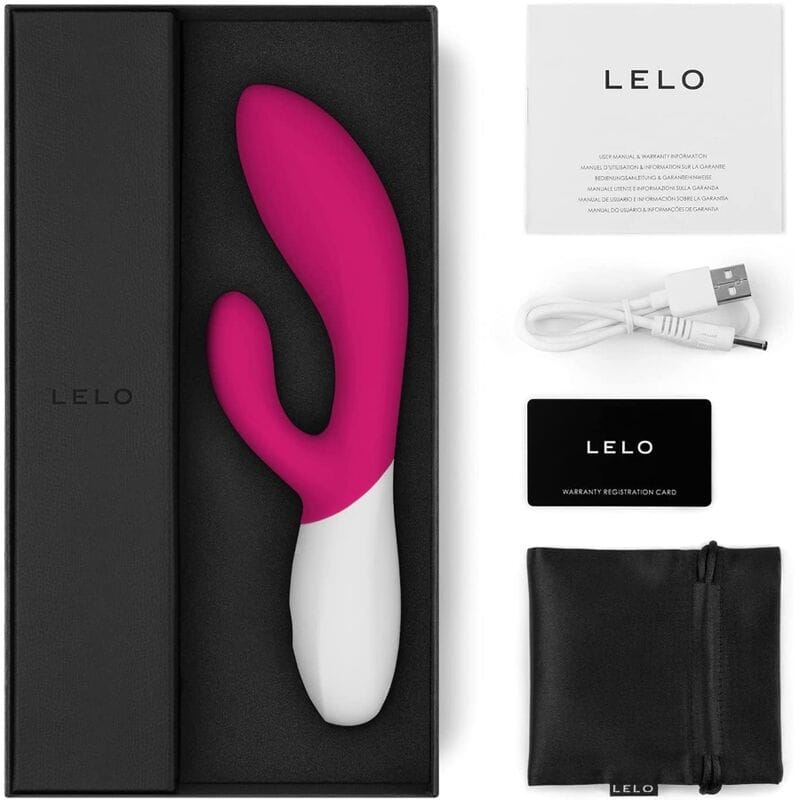 Ina Wave 2 Rabbit-Vibrator Cerise 11 x 4,5 cm – Ansicht 3