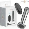 Analplug Plug 10 Vibrationen Metalldildo mit Fernbedienung M 11,8 cm