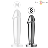 Analplug Plug 10 Vibrationen Metalldildo mit Fernbedienung S 10 cm.4