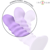 Vibrator Brenda M Spiralendesign 10 Vibrationen Lila Fernbedienung 14 x 3 cm.6