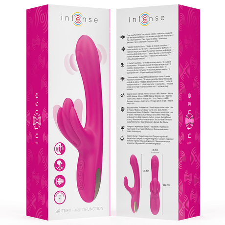 Intense - Britney Multifunktions-Rabbit-Vibrator 23 cm Rosa