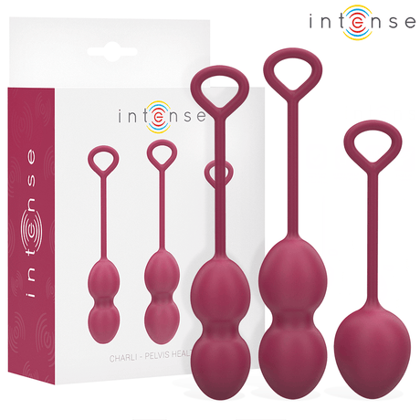 Liebeskugeln Charli Kegel Ball Kit Burgund